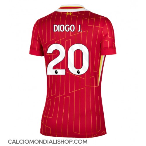 Maglie da calcio Liverpool Diogo Jota #20 Prima Maglia Femminile 2024-25 Manica Corta